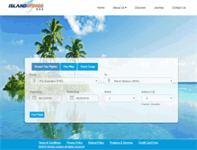 Tablet Screenshot of flyislandwings.com